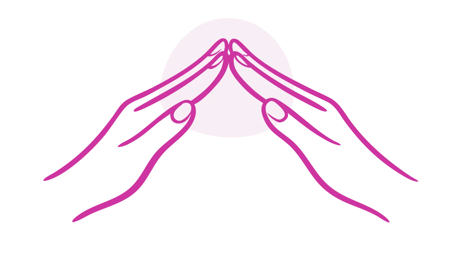 haendebildeneindach3 Grafik von 2 gezeichneten Händen, die ein symbolisches Dach bilden